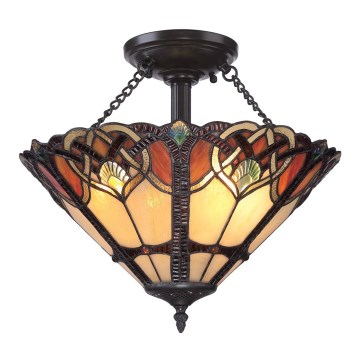 Quoizel - Lampada da soffitto CAMBRIDGE 2xE27/100W/230V