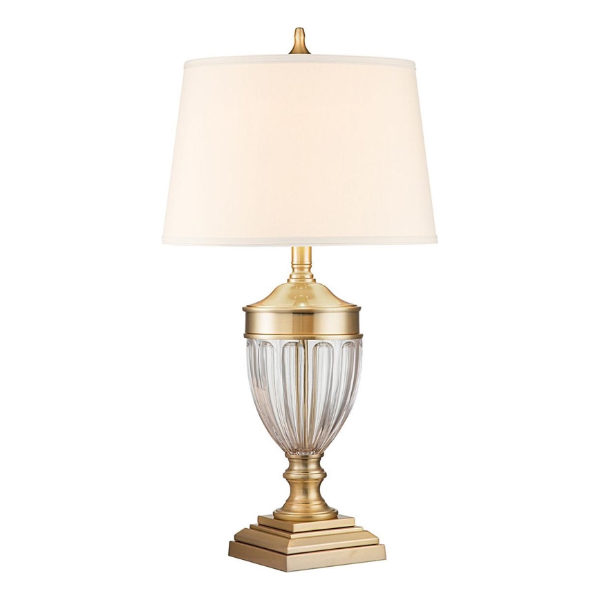 Quoizel - Lampada da tavolo DENNISON 1xE27/60W/230V oro