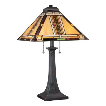 Quoizel - Lampada da tavolo NAVAJO 2xE27/60W/230V