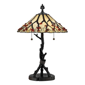 Quoizel - Lampada da tavolo WHISPERING 2xE27/60W/230V