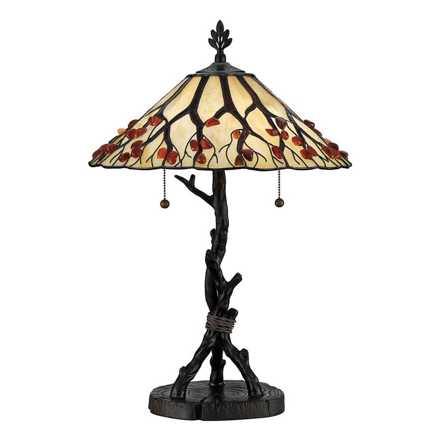 Quoizel - Lampada da tavolo WHISPERING 2xE27/60W/230V