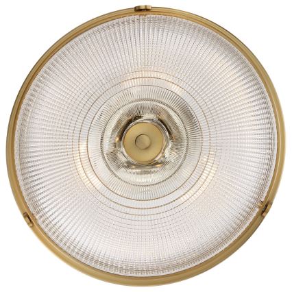 Quoizel - Lampadario a plafone MANTLE 2xE27/60W/230V ottone