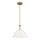 Quoizel - Lampadario a sospensione con supporto rigido MEJIA 1xE27/60W/230V diametro 35,6 cm ottone