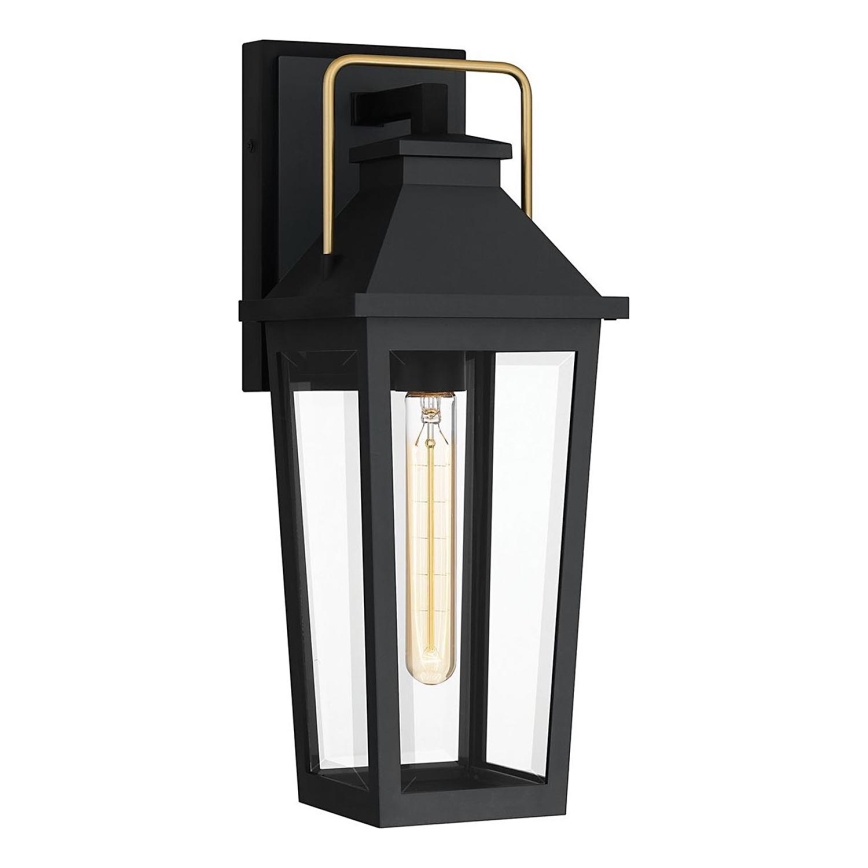 Quoizel - Lampada da parete esterna BUCKLEY M 1xE27/40W/230V IP44 nera