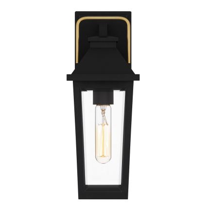 Quoizel - Applique da esterno BUCKLEY 1xE27/40W/230V IP44 nero