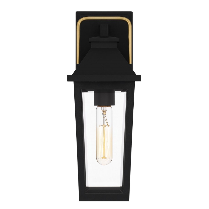 Quoizel - Applique da esterno BUCKLEY 1xE27/40W/230V IP44 nero