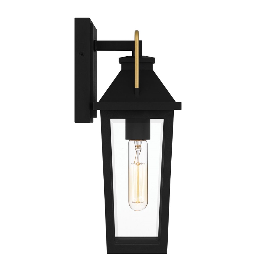 Quoizel - Applique da esterno BUCKLEY 1xE27/40W/230V IP44 nero