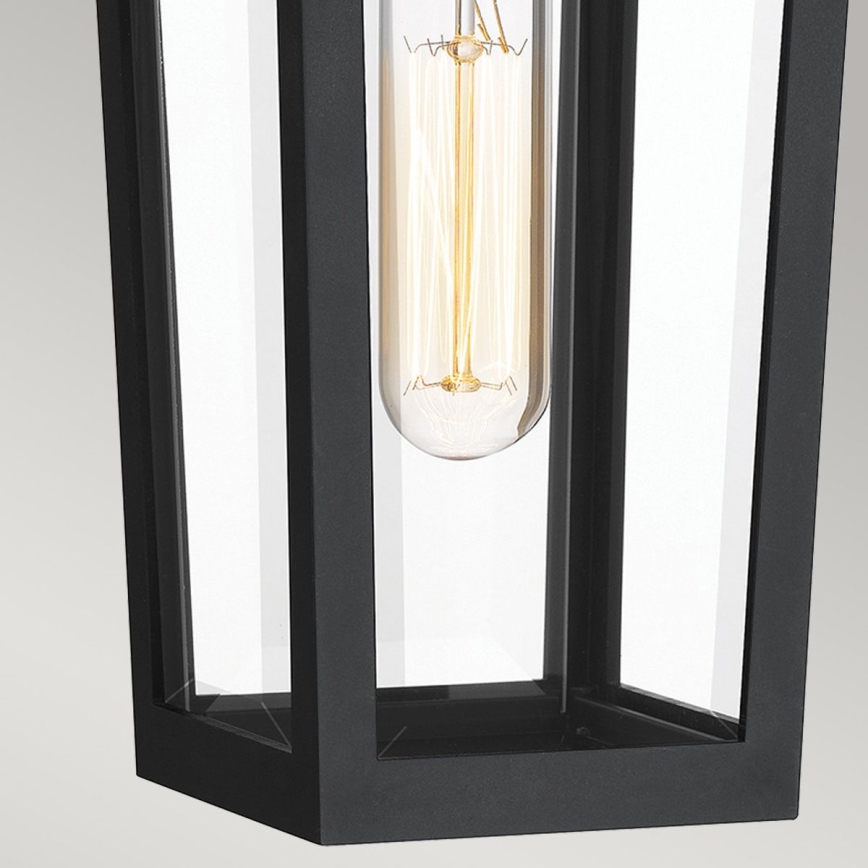Quoizel - Applique da esterno BUCKLEY 1xE27/40W/230V IP44 nero
