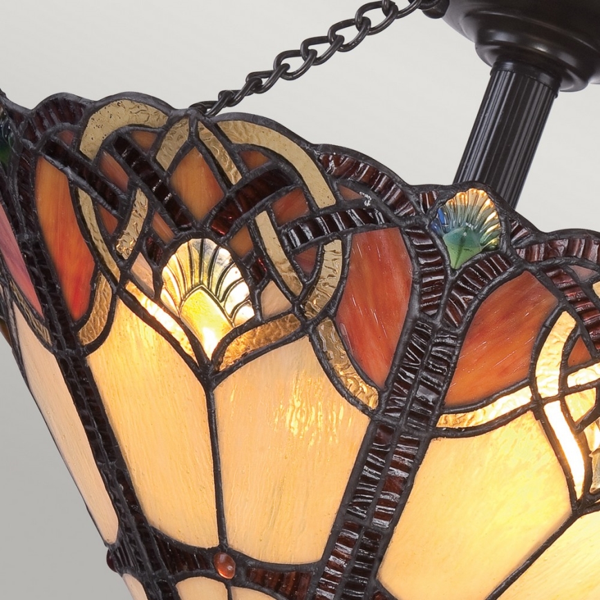 Quoizel - Lampada da soffitto CAMBRIDGE 2xE27/100W/230V