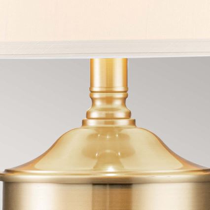 Quoizel - Lampada da tavolo DENNISON 1xE27/60W/230V oro