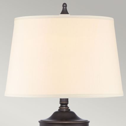 Quoizel - Lampada da tavolo DENNISON 1xE27/60W/230V bronzo