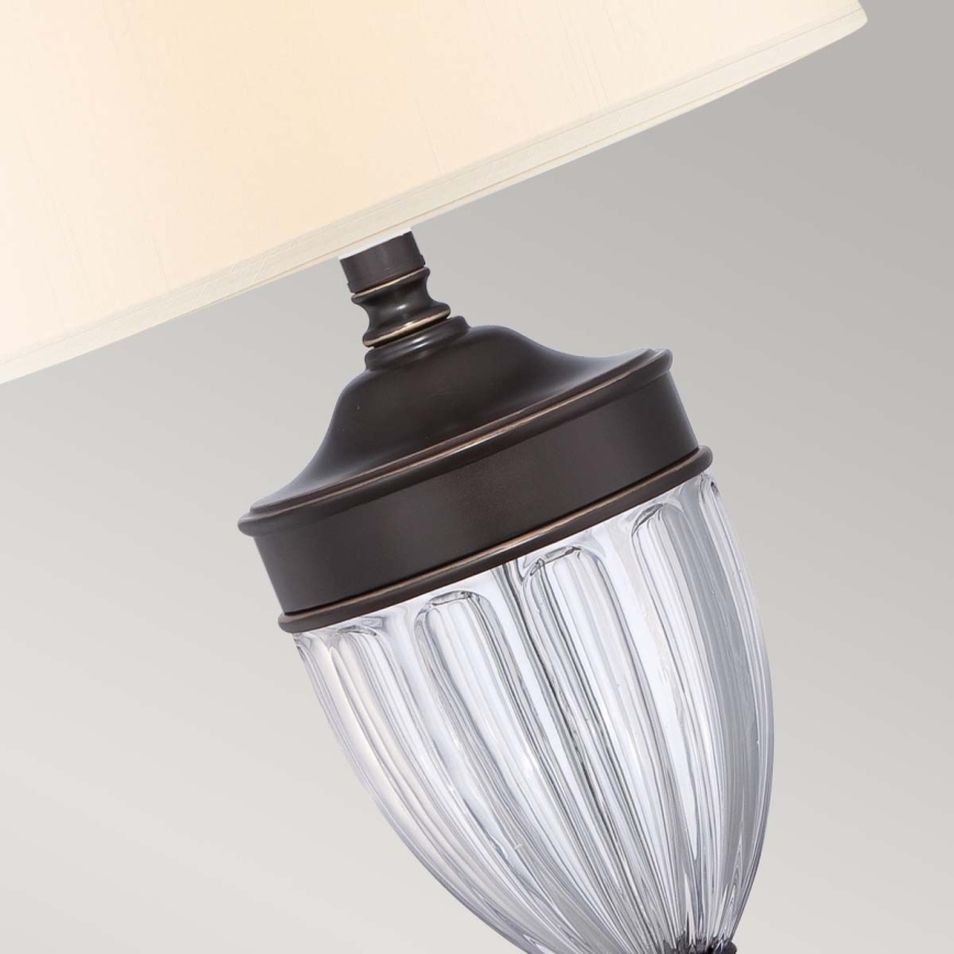 Quoizel - Lampada da tavolo DENNISON 1xE27/60W/230V bronzo
