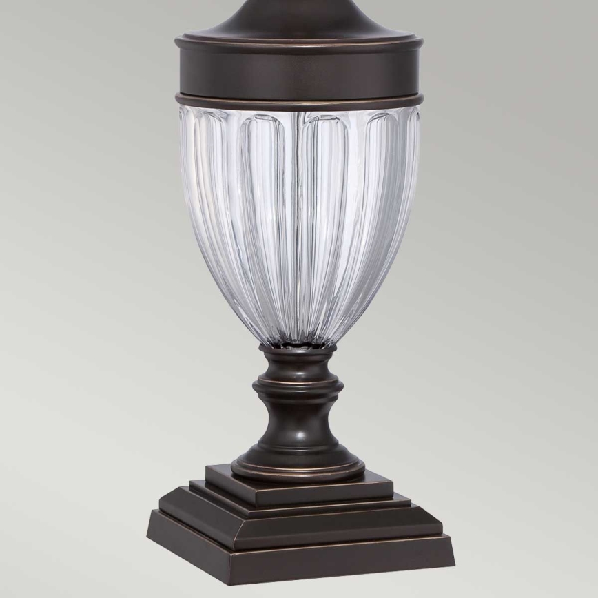 Quoizel - Lampada da tavolo DENNISON 1xE27/60W/230V bronzo