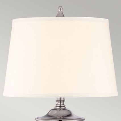 Quoizel - Lampada da tavolo DENNISON 1xE27/60W/230V cromo lucido