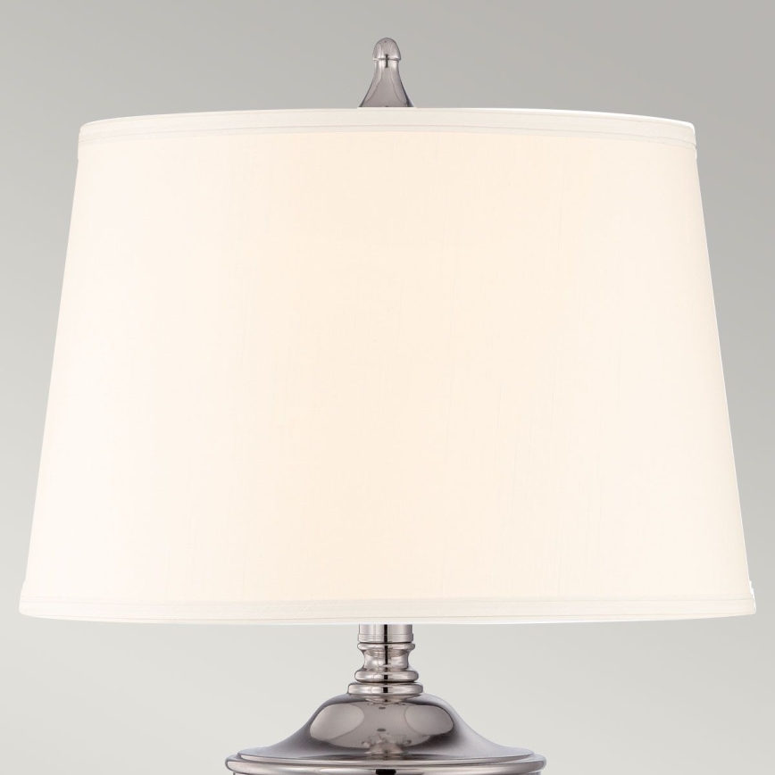 Quoizel - Lampada da tavolo DENNISON 1xE27/60W/230V cromo lucido