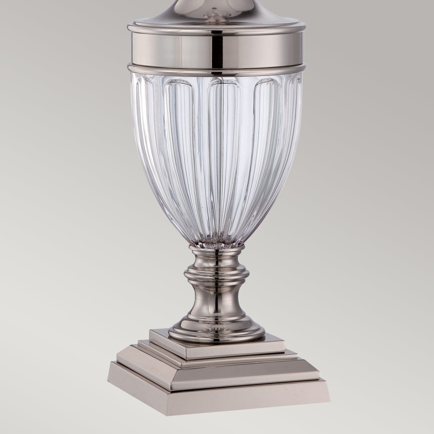 Quoizel - Lampada da tavolo DENNISON 1xE27/60W/230V cromo lucido