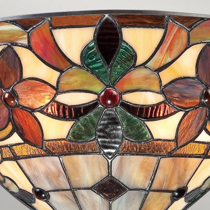 Quoizel - Applique in stile Tiffany KAMI 2xE14/60W/230V