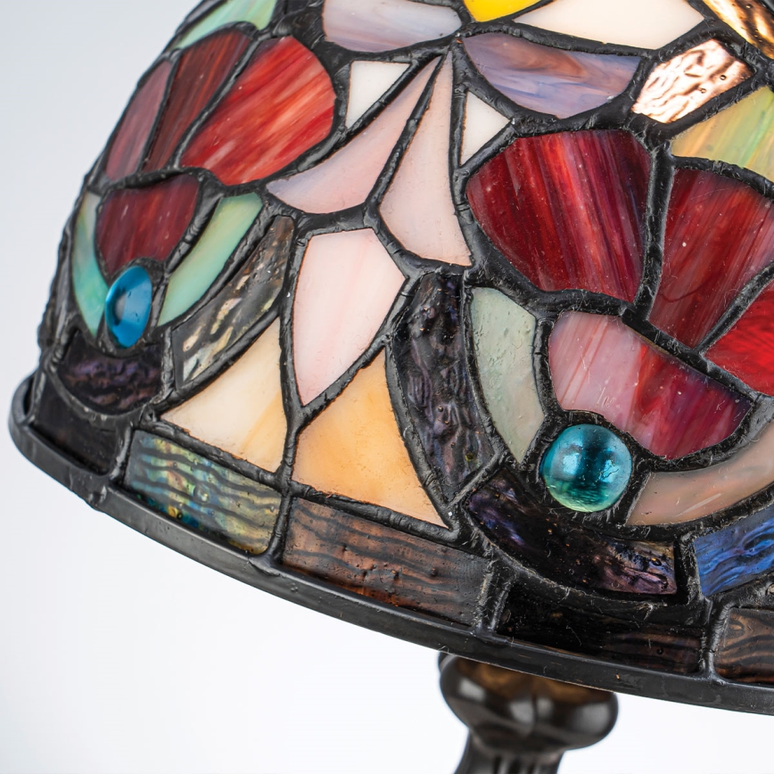 Quoizel - Lampada da tavolo Tiffany LARISSA 1xE14/40W/230V Ø 20 cm