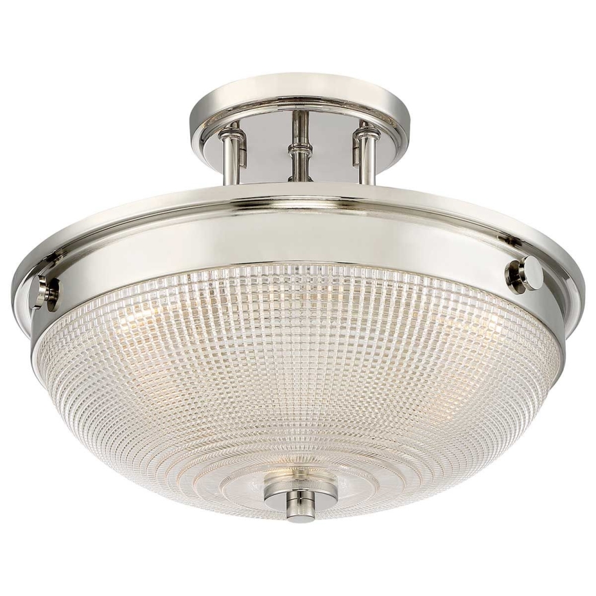 Quoizel - Lampadario a plafone MANTLE 2xE27/60W/230V cromo lucido