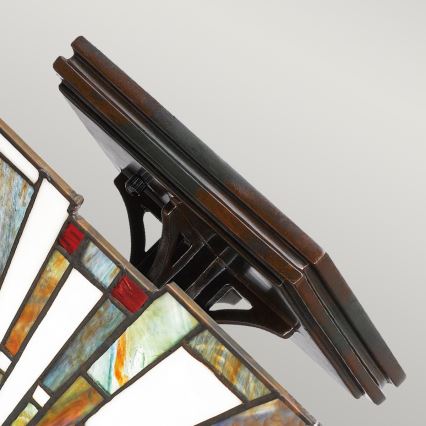 Quoizel - Lampada da soffitto Tiffany MAYBECK 2xE27/60W/230V