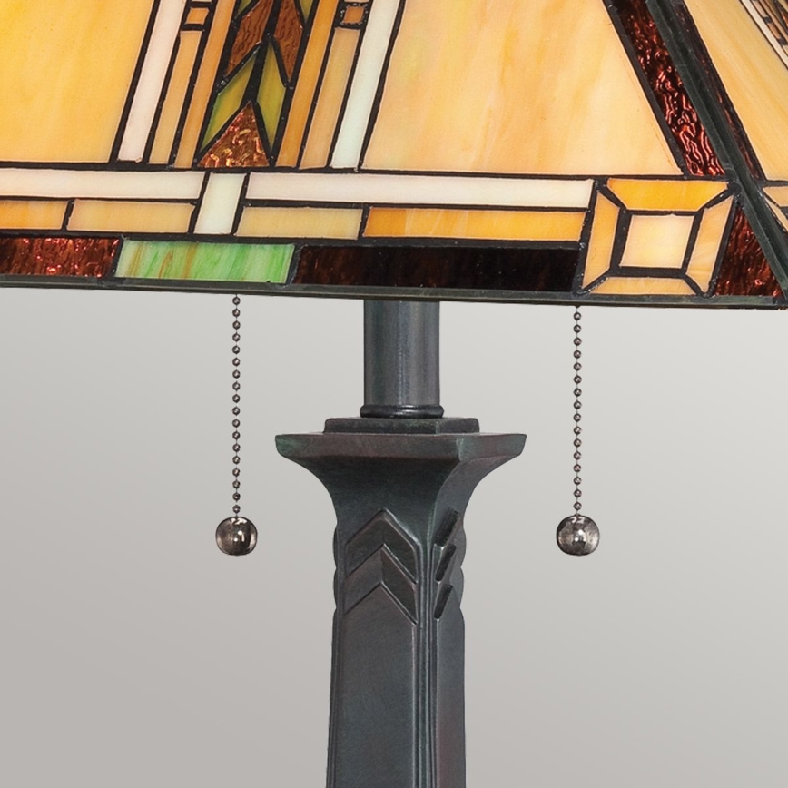Quoizel - Lampada da tavolo NAVAJO 2xE27/60W/230V