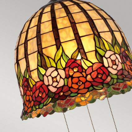 Quoizel - Lampadario a catena ROSECLIFFE 3xE27/100W/230V