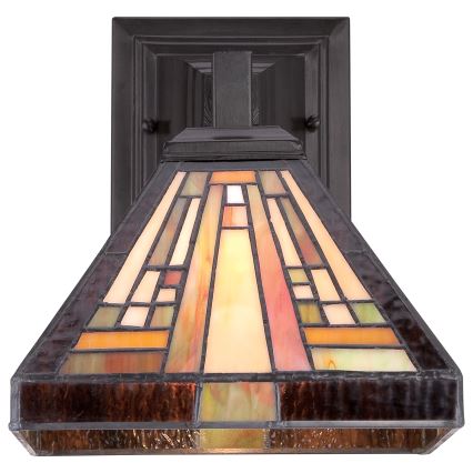 Quoizel - Lampada da parete Tiffany STEPHEN 1xE27/100W/230V