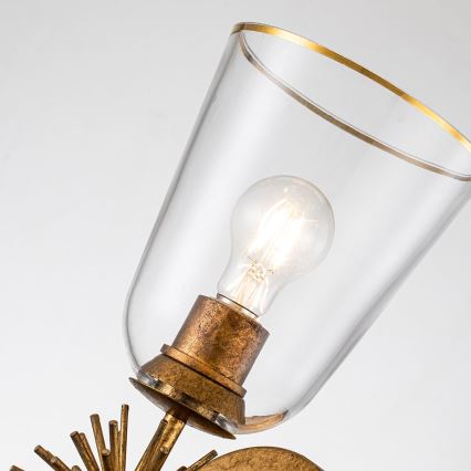 Quoizel - Lampada da parete STARING 1xE27/40W/230V finitura rame