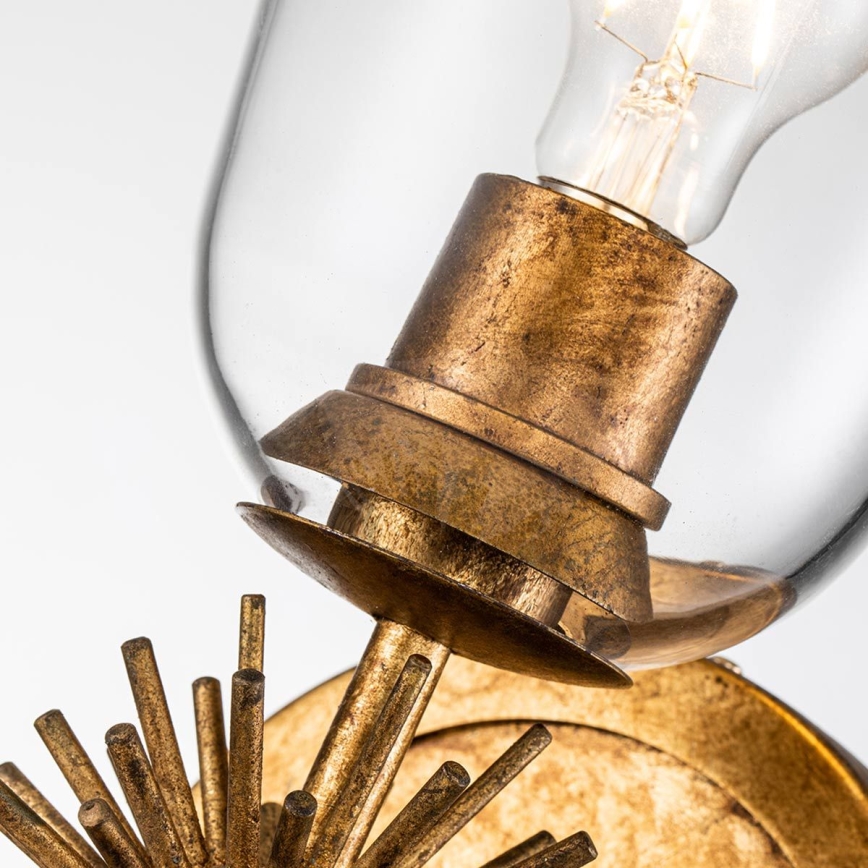 Quoizel - Lampada da parete STARING 1xE27/40W/230V finitura rame