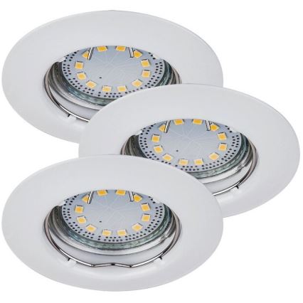 Rabalux - SET 3xLED Lampada da incasso 3xGU10/3W/230V IP40