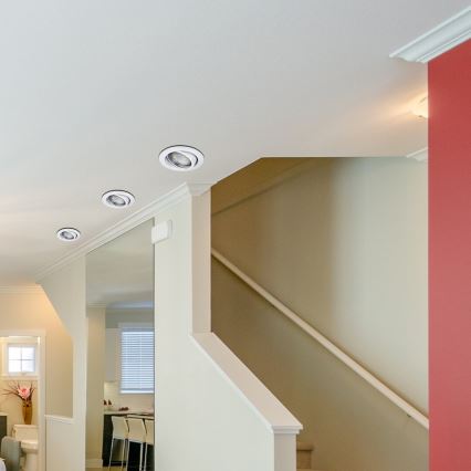 Rabalux - Set da 3 faretti da incasso LED 1x GU10/3W/230V IP40