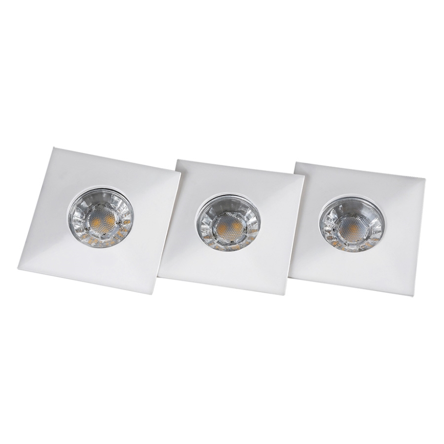Rabalux 1080 - KIT 3x Lampada LED da incasso per bagni RANDY 3xLED/4W/230V