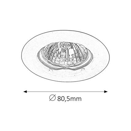 Rabalux 1089 - Lampada da incasso SPOT RELIGHT 1xGU5,3/50W/12V