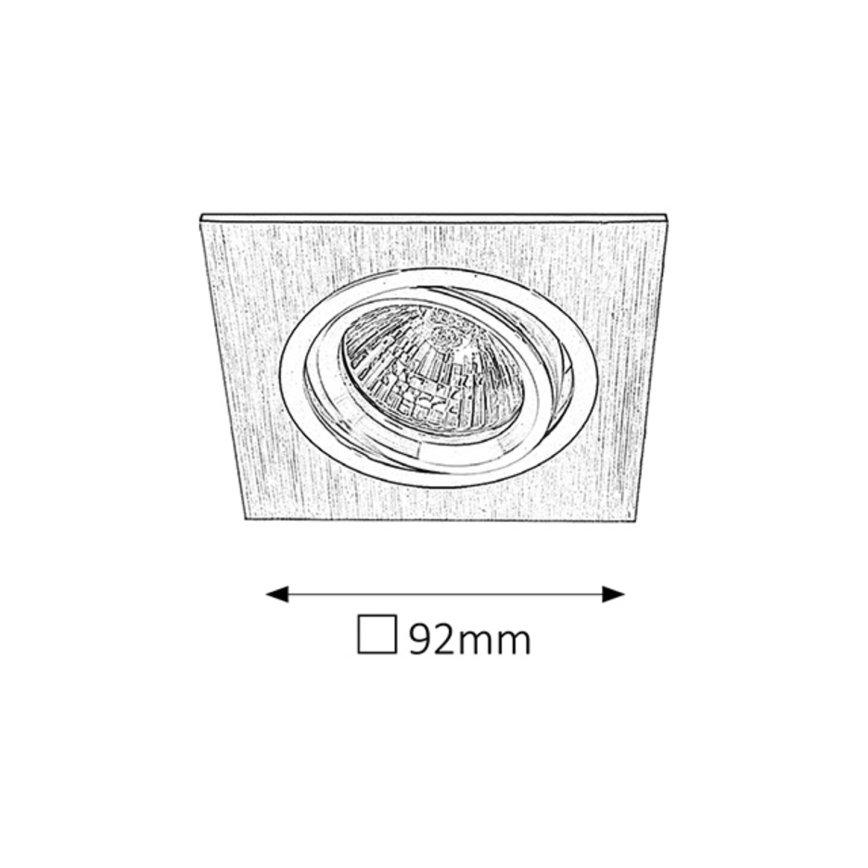 Rabalux - Lampada da incasso 1xGU5,3/50W/12V