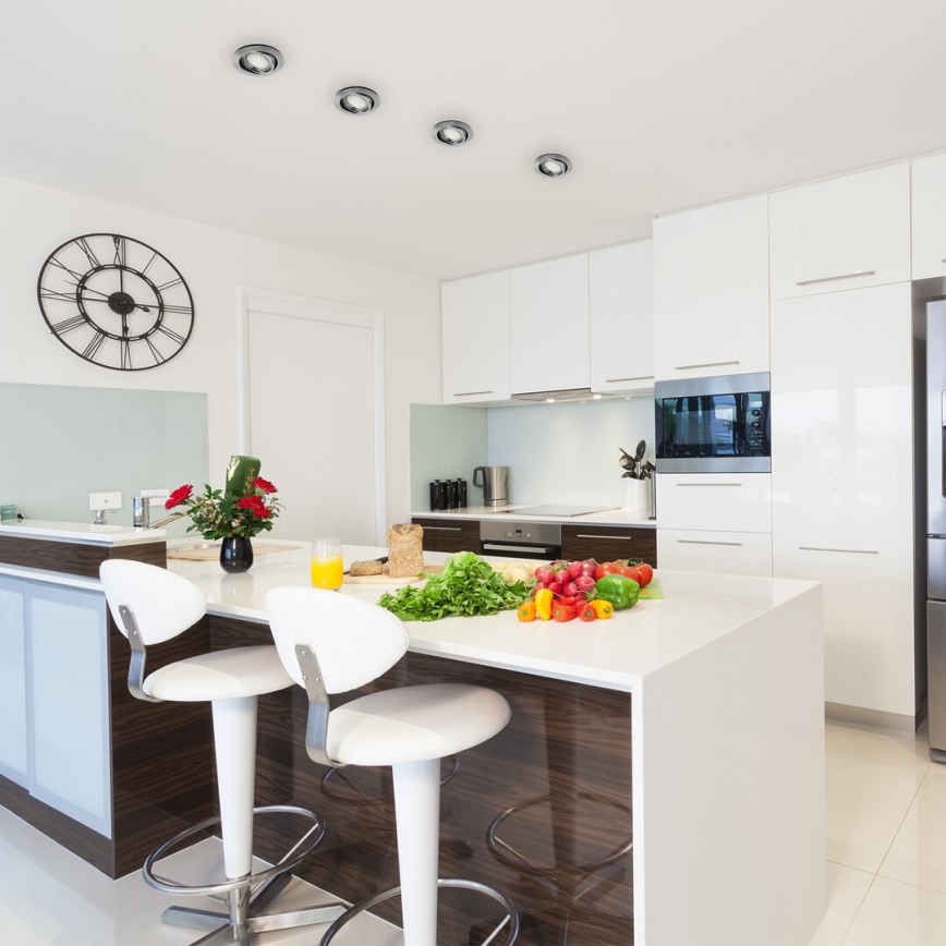 Rabalux - Set di 3 faretti LED da incasso 1xGU10/3W/230V IP40