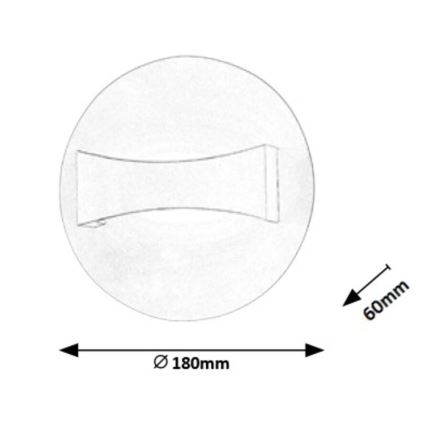 Rabalux - Applique a LED LED/6W/230V