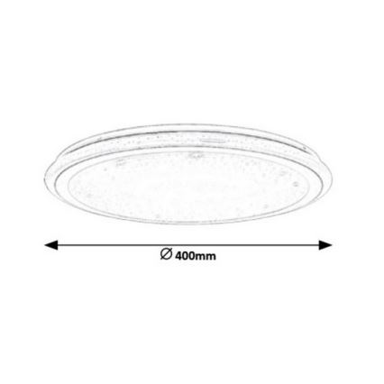 Rabalux - Plafoniera LED dimmerabile con telecomando RGB LED/32W/230V