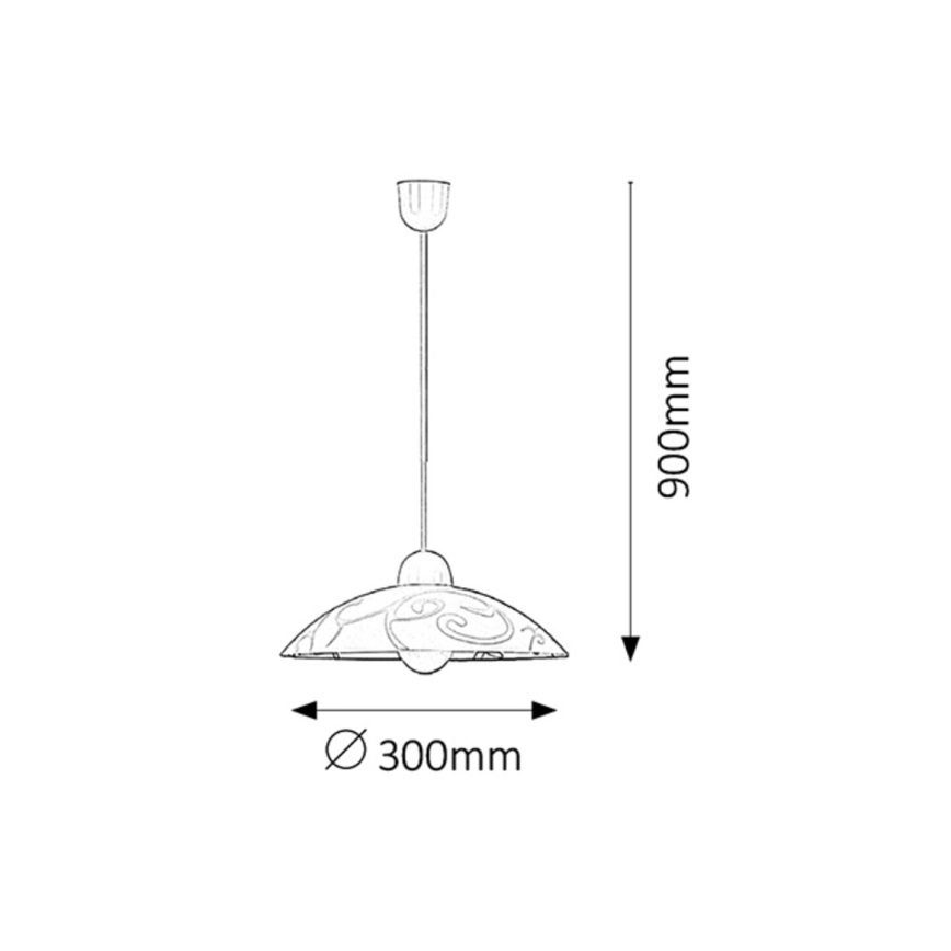 Rabalux - Lampadario 1xE27/60W/230V