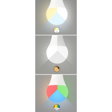 Rabalux - Lampadina LED RGB Dimmerabile GU10/5W/230V Wi-Fi 3000-6500K