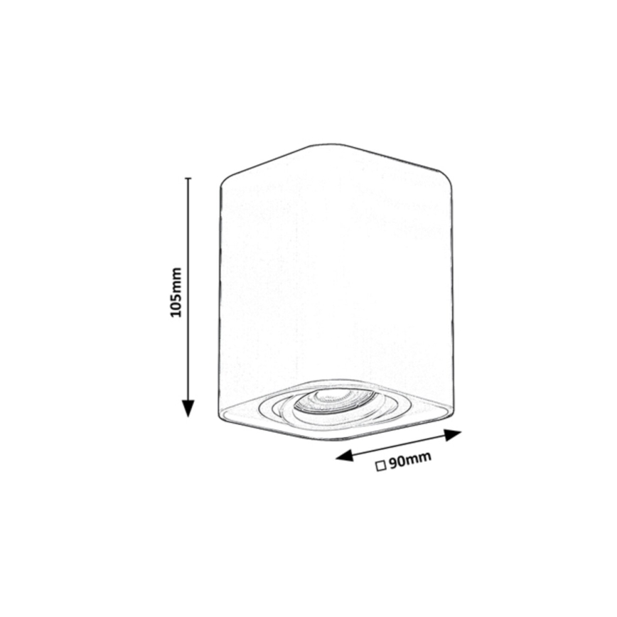Rabalux - Faretto 1xGU10/42W/230V bianco