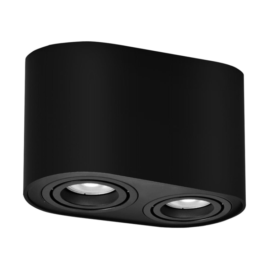 Rabalux - Faretto 2xGU10/42W/230V nero