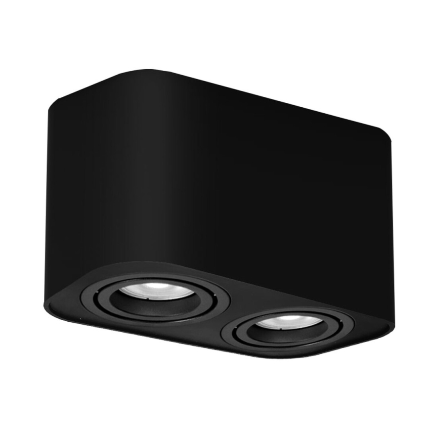 Rabalux - Faretto 2xGU10/42W/230V nero