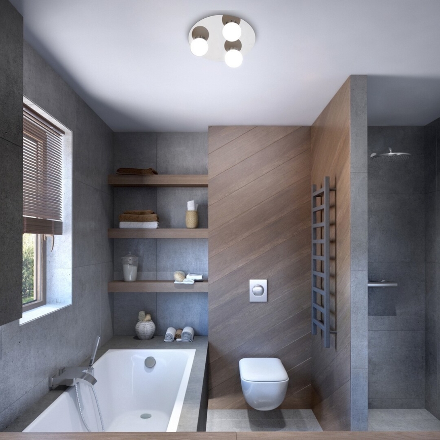 Rabalux - Plafoniera da bagno 3xG9/28W/230V IP44 diametro 30 cm