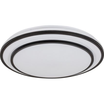 Rabalux - Plafoniera dimmerabile a LED/40W/230V 3000-6500K nera Ø 49 cm + telecomando