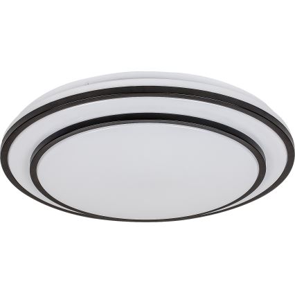 Rabalux - Plafoniera dimmerabile a LED/40W/230V 3000-6500K nera Ø 49 cm + telecomando