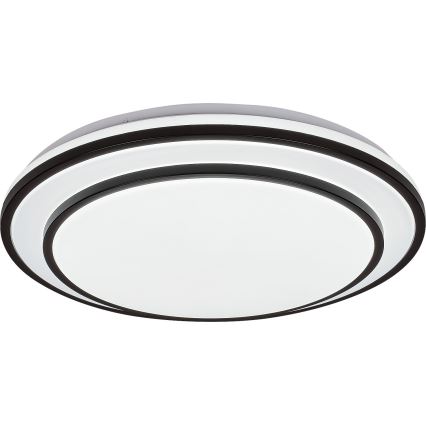 Rabalux - Plafoniera dimmerabile a LED/40W/230V 3000-6500K nera Ø 49 cm + telecomando