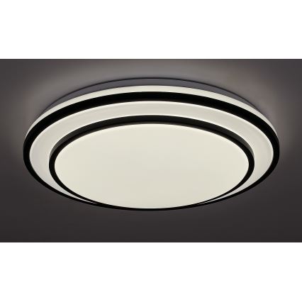 Rabalux - Plafoniera LED dimmerabile LED/40W/230V 3000-6500K nero + telecomando