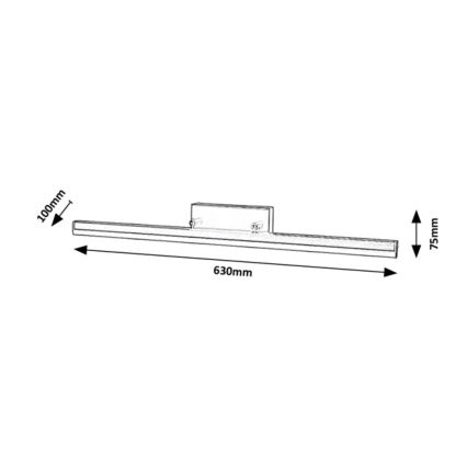 Rabalux - Illuminazione LED per specchi da bagno LED/18W/230V 63 cm IP44