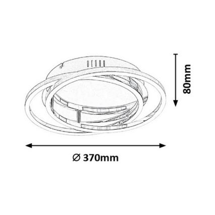 Rabalux - Plafoniera LED LED/30W/230V diam. 37cm