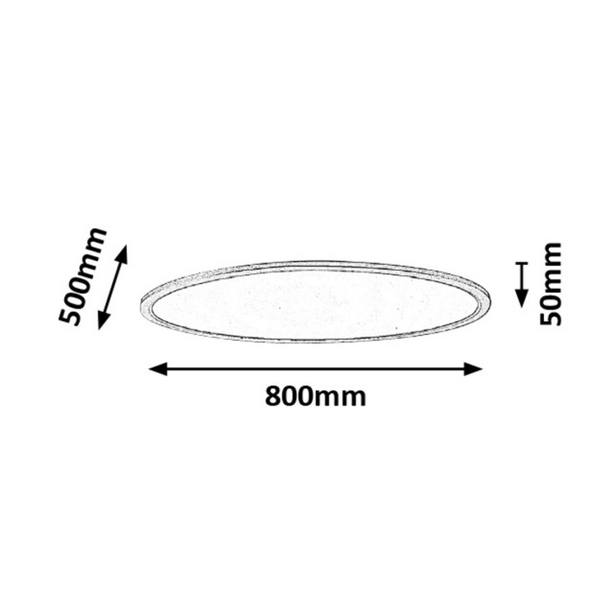 Rabalux 2192 - Plafoniera LED dimmerabile TALEB LED/50W/230V + T